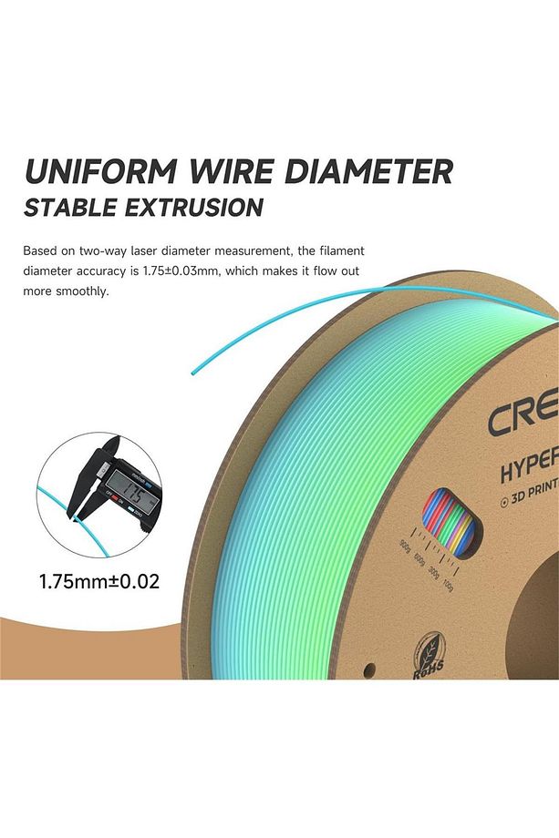 Hyper Rainbow Pla Uzun Yabani Çiçek Filament 1,75mm 1000Gr - Urhanshop Yetkili Satış - 3