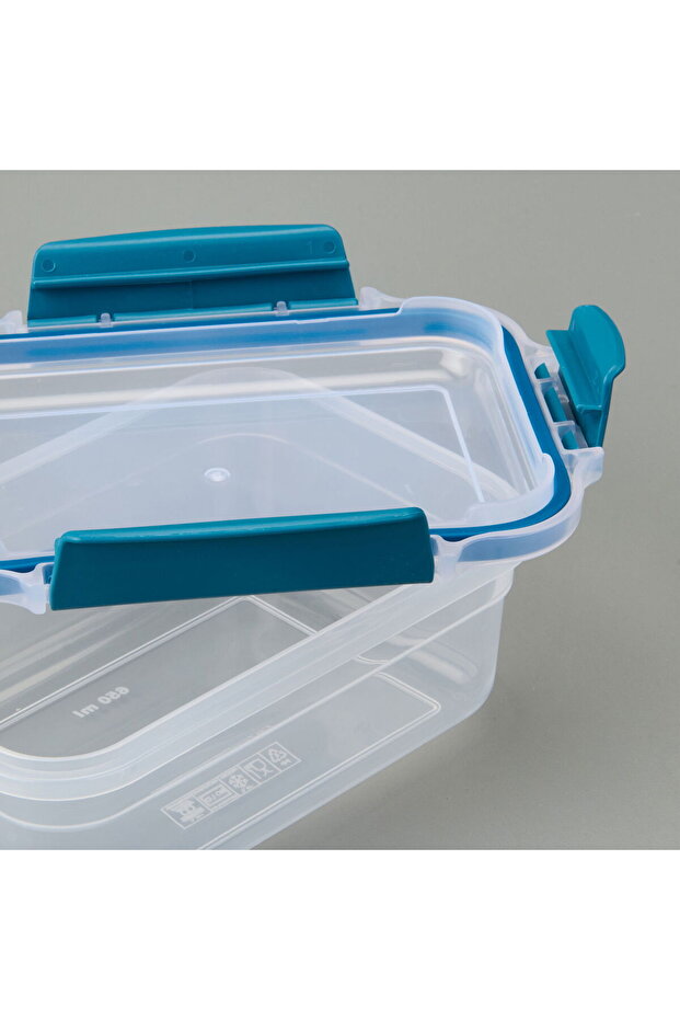 Rectangular Interlocking Storage Container - Asorti - 650 ml - 2