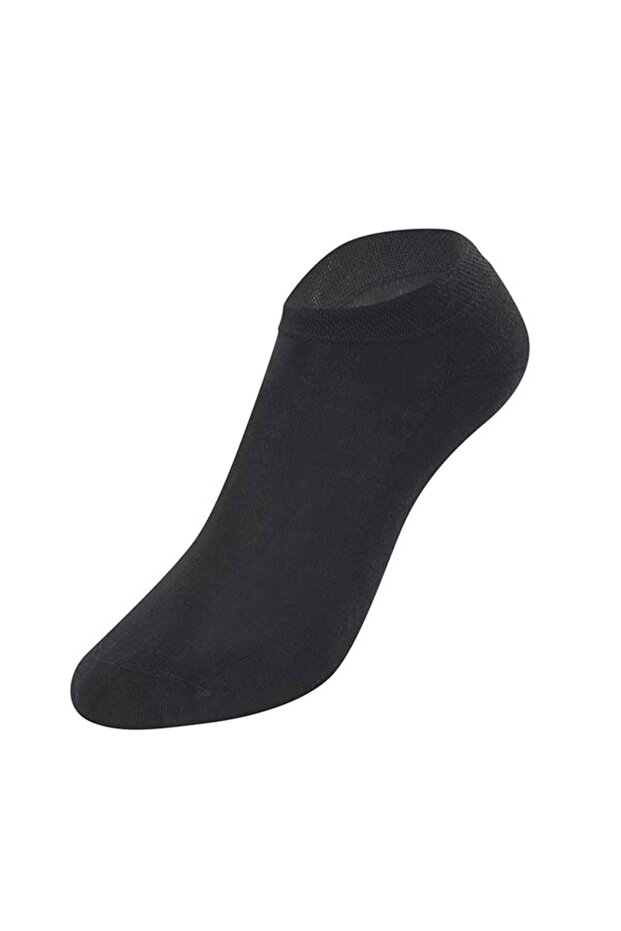 Men's Bamboo Viscose Black Sneaker Socks 176