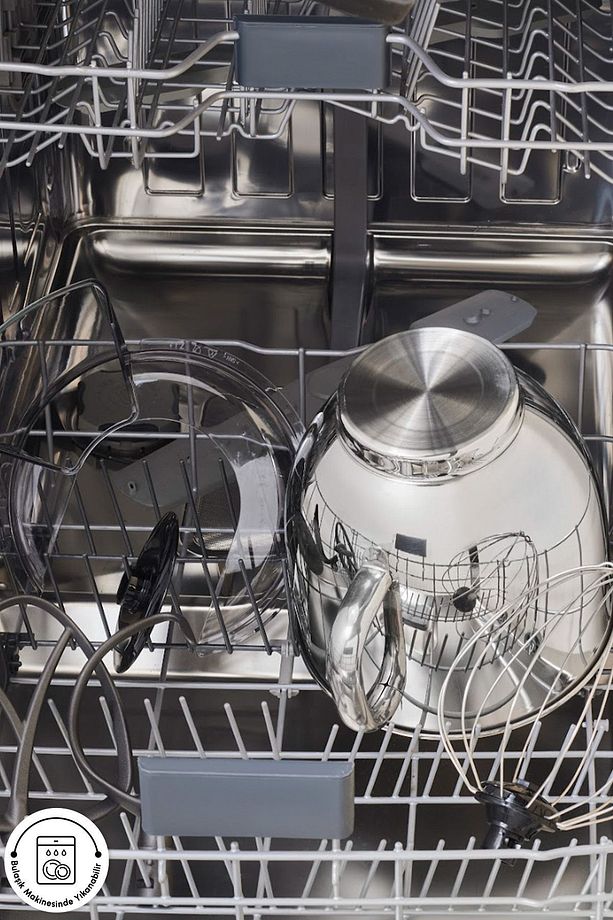 Mastermaid Chef Ultra D2000W Dijital Ekranlı Hamur Yoğurma Makinesi Tiffany 7L - 5