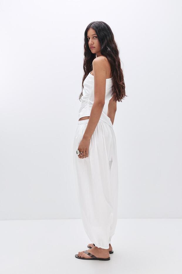 Oversize şalvar pantolon - 4