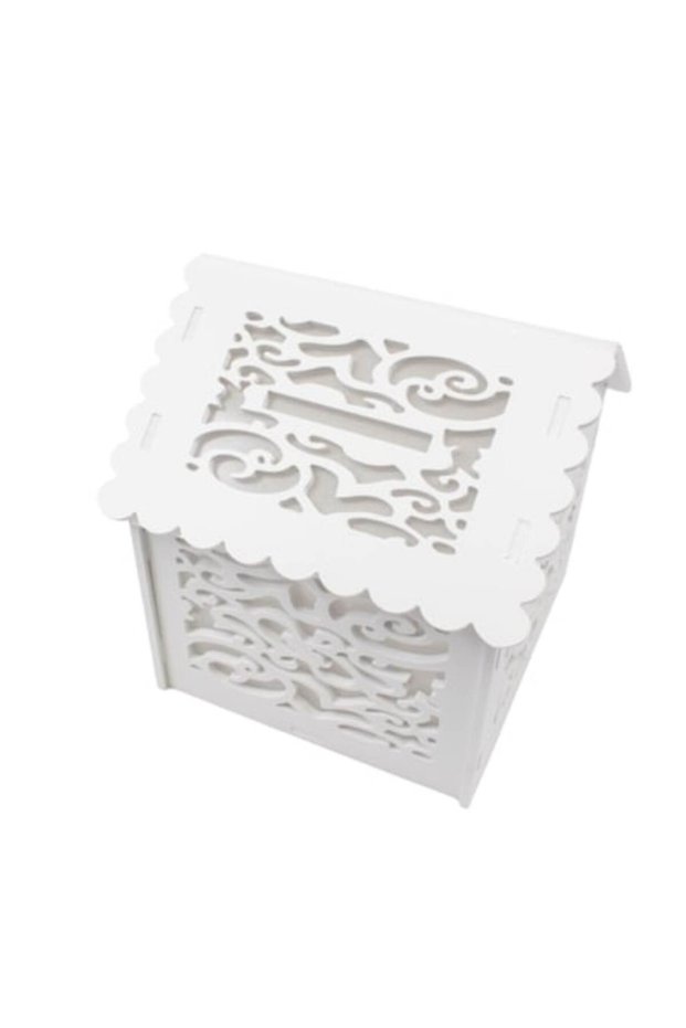 House-shaped box for wedding, plastic