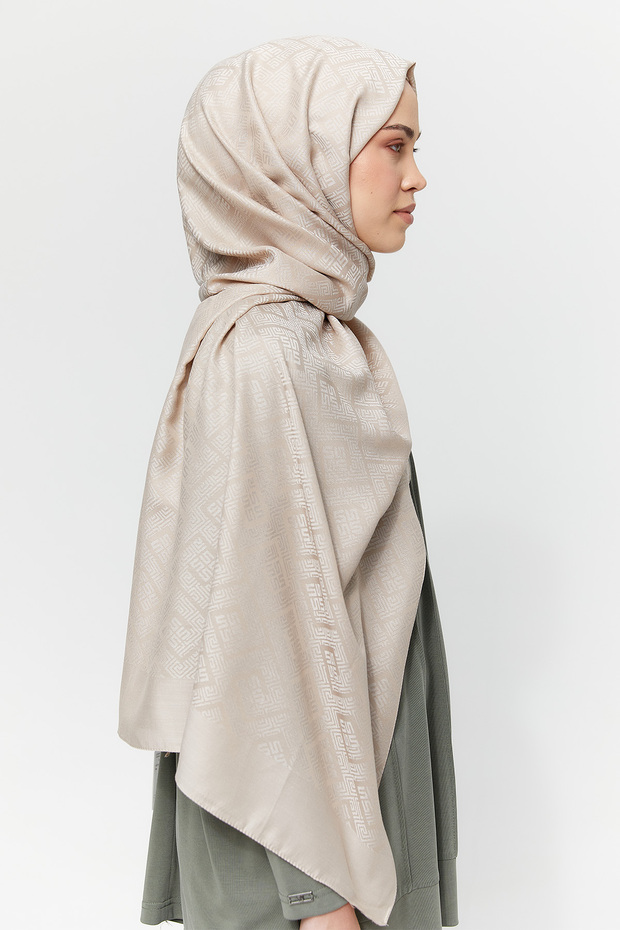 Logolu Lyocell Şal - 4