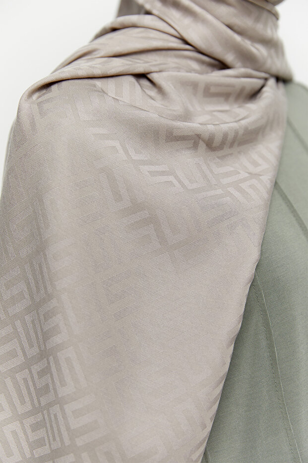 Logolu Lyocell Şal - 3