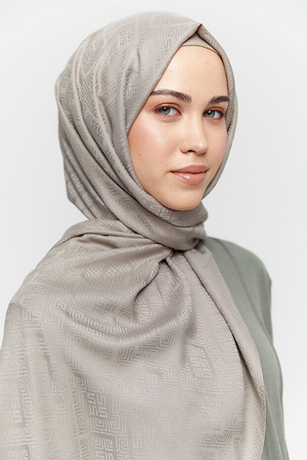 Logolu Lyocell Şal - 2