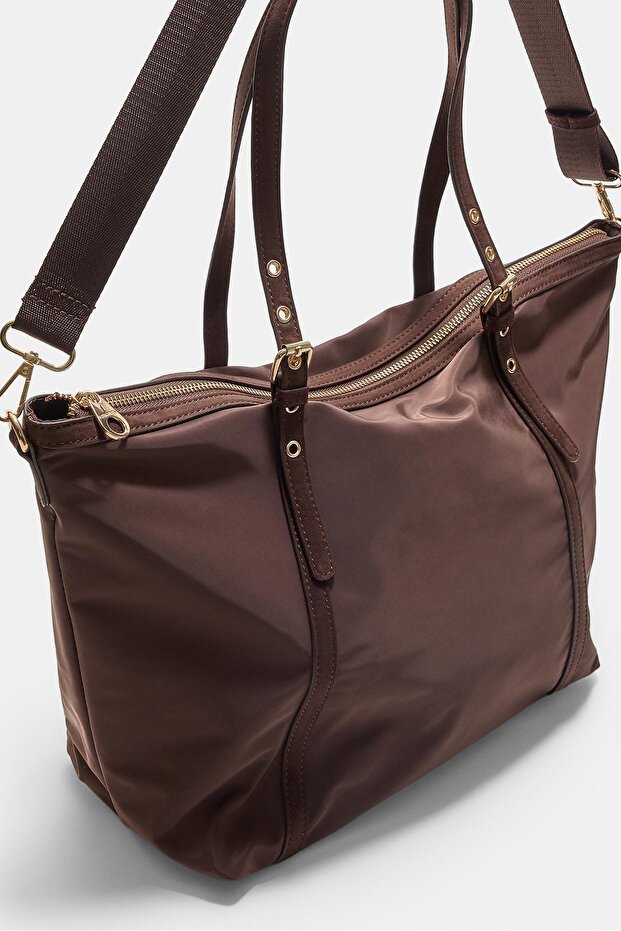 Kombine shopper çanta - 3