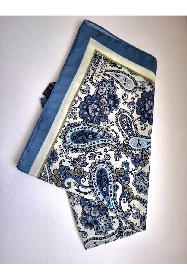 Ahenk Soft Şal - Mavi - 4