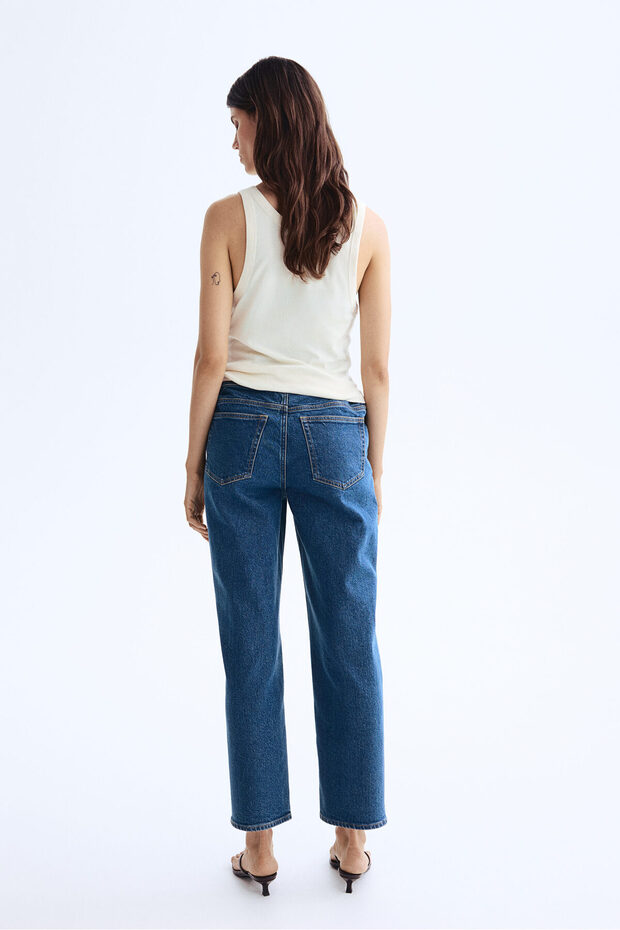 MAMA Straight Ankle Jeans - 5