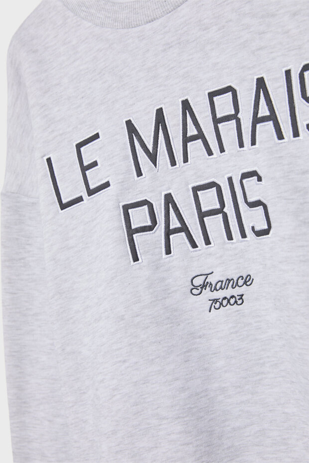 Nakışlı sweatshirt - 8