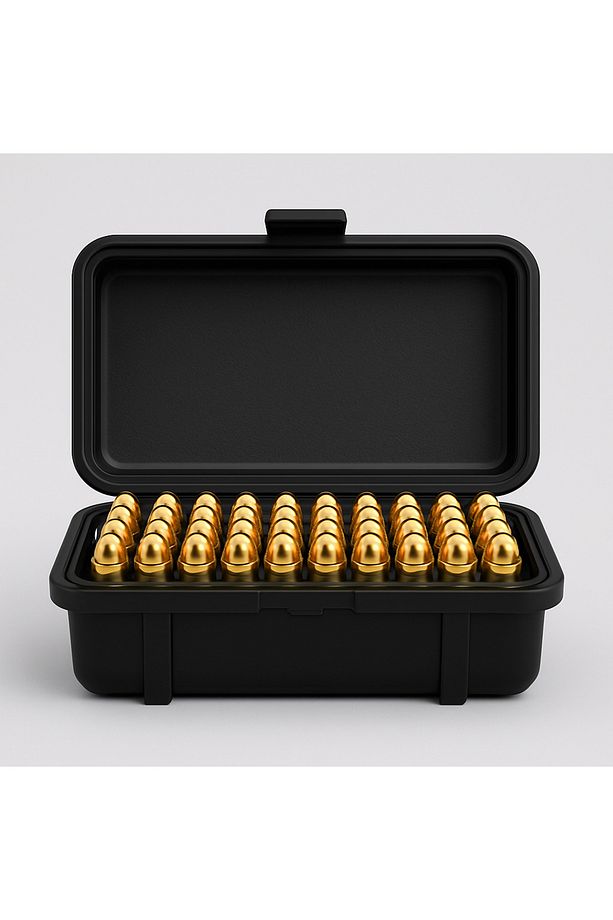 9x19 mm Uyumlu Mermi Saklama ve Taşıma Kutusu - 1