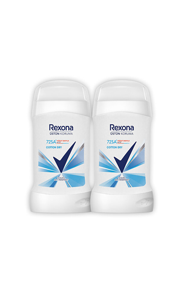 Üstün Koruma Kadın Stick Deodorant Cotton Dry 50 ml x2 - 3