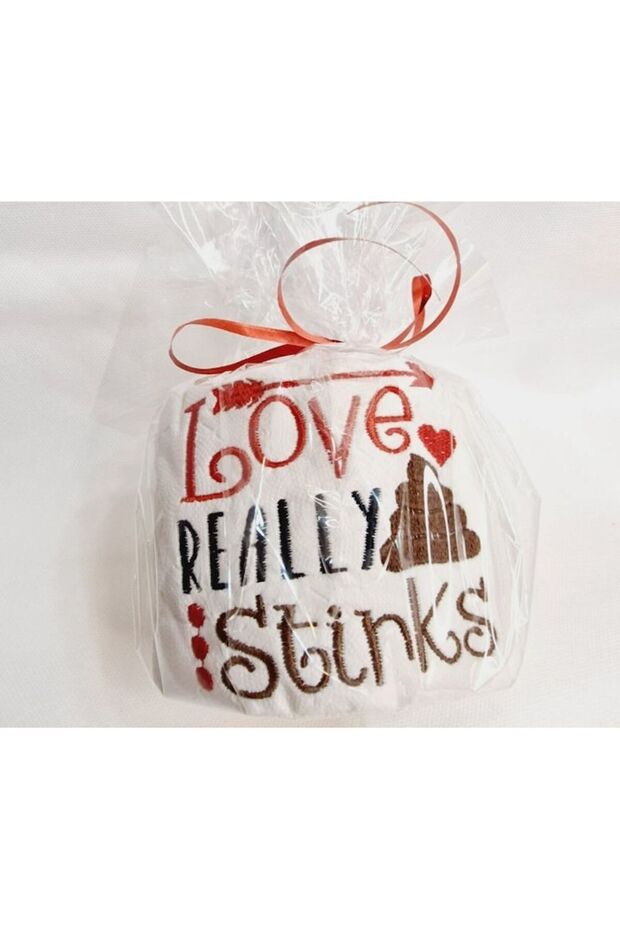 Hartie Igienica Brodata 'Love really', multicolor, celuloza - 3