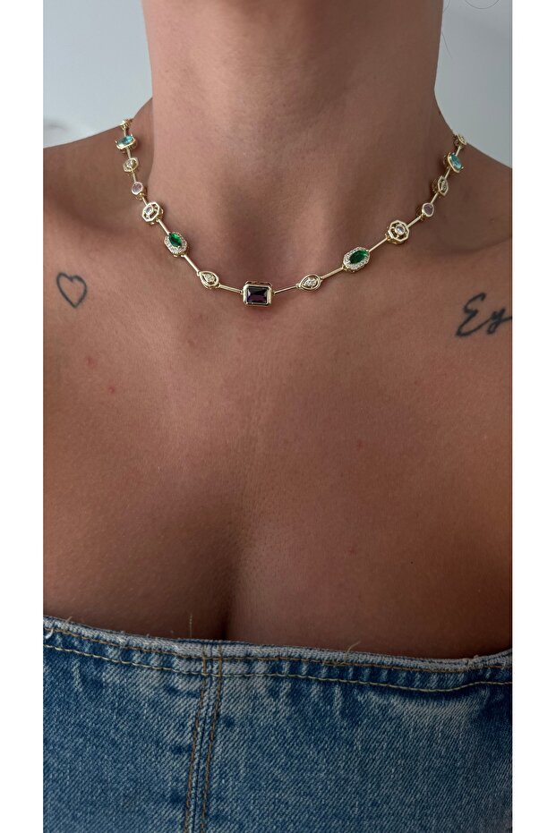 Çelik İthal Marka Kolye - 1