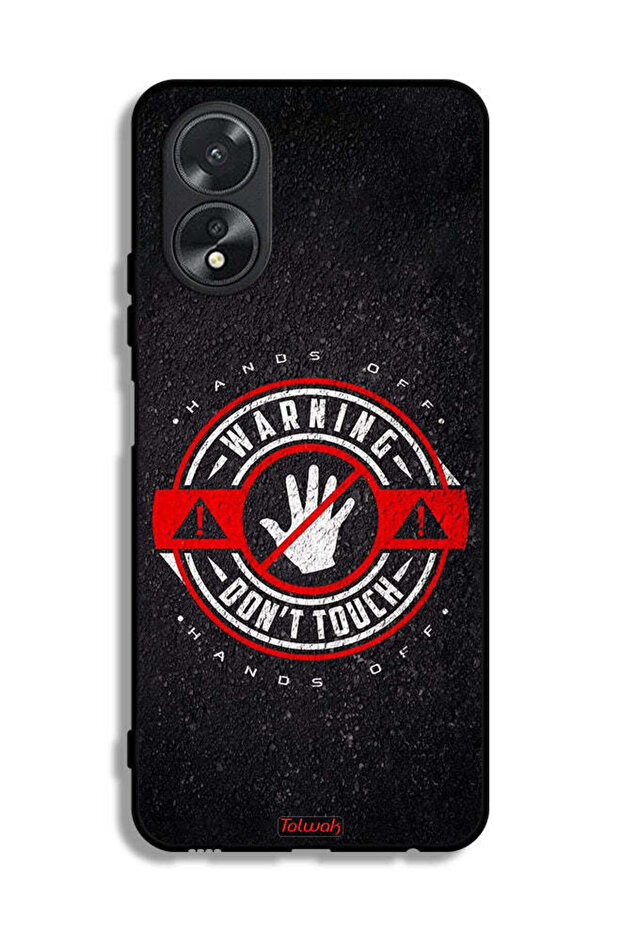 Oppo A38 Protective Case Cover Warning Do Not Touch