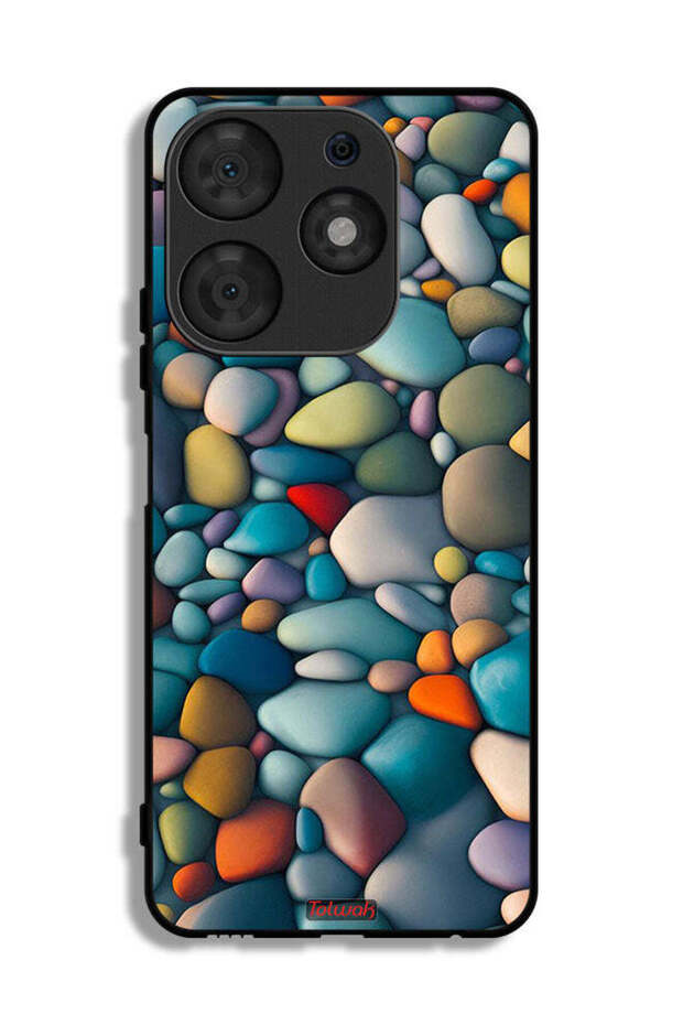 Tecno Spark 10 Pro Protective Case Cover Stones Abstract Pattern