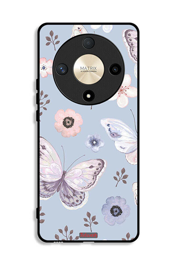 Honor X9b Protective Case Cover Butterflies And Flowers