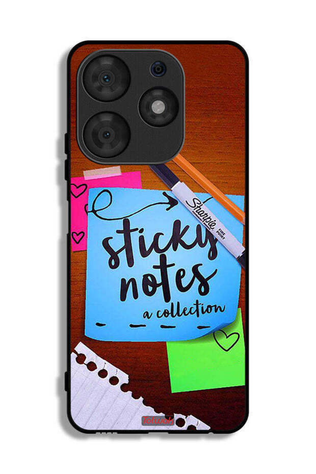 Tecno Spark 10 Pro Protective Case Cover Sticky Notes