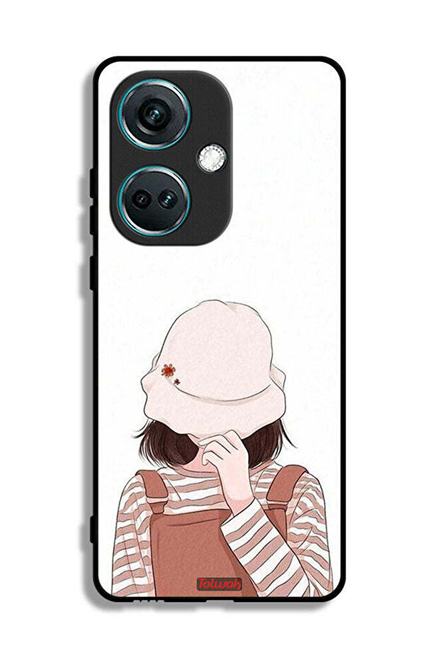 OnePlus Nord CE3 Protective Case Cover Hide Face By Hat