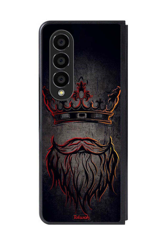 Samsung Galaxy Z Fold 4 Protective Case Cover King Artwork