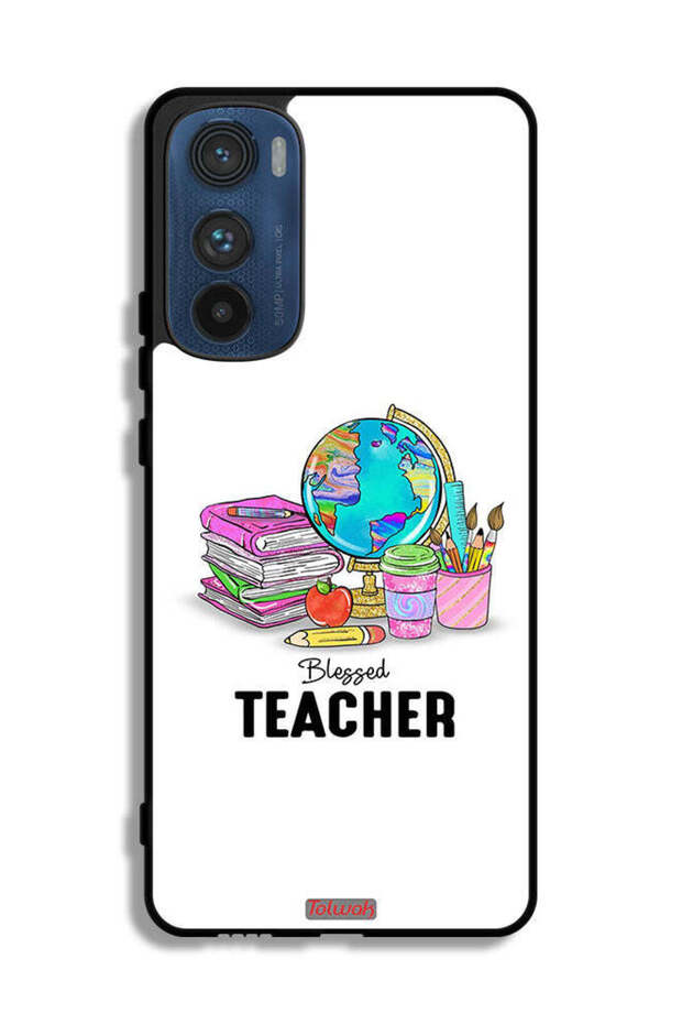 Motorola Edge 30 Protective Case Cover Blessed Teacher