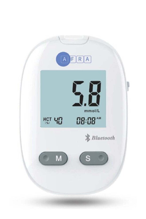 White Bluetooth Blood Glucose Monitoring System (Af-101Gm)