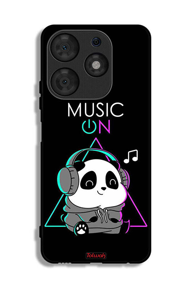Tecno Spark 10 Pro Protective Case Cover Music On Panda