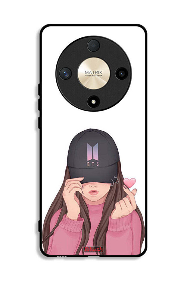 Honor X9b Protective Case Cover Girl Making Snap