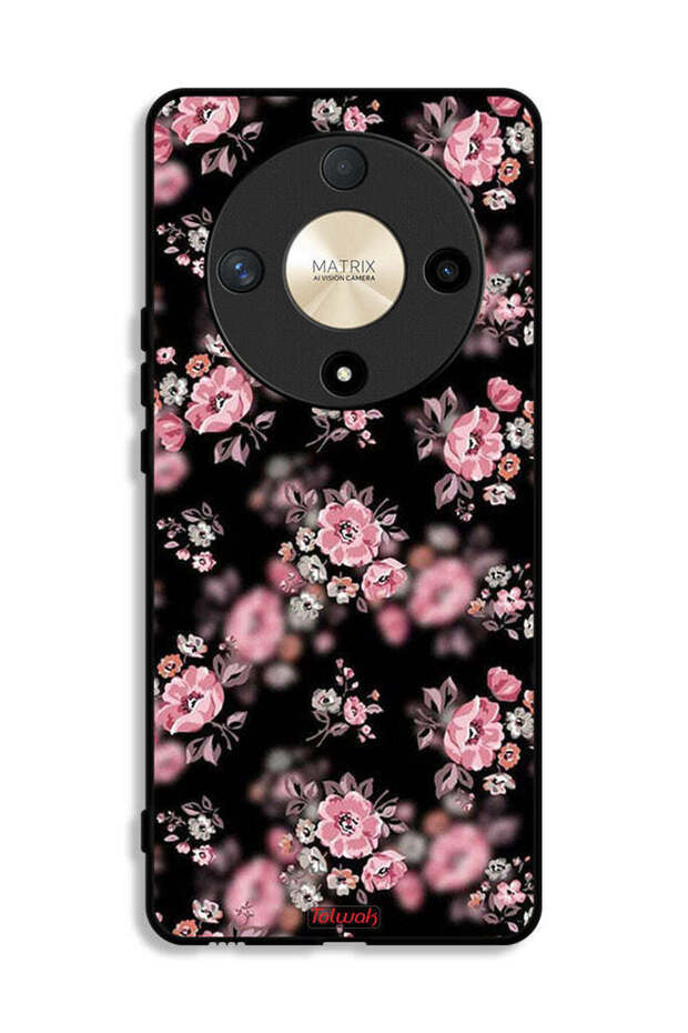 Honor X9b Protective Case Cover Portrait Flowers Pattern