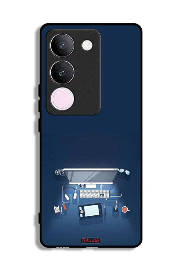 vivo V29 Protective Case Cover Computer Desk Art