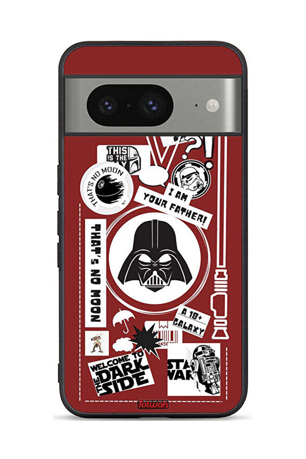 Google Pixel 8 Protective Case Cover Welcome To The Dark Side Sticker