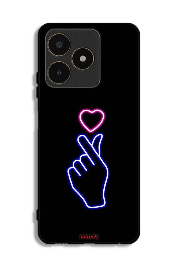 Realme C53 Protective Case Cover Snap Heart Art