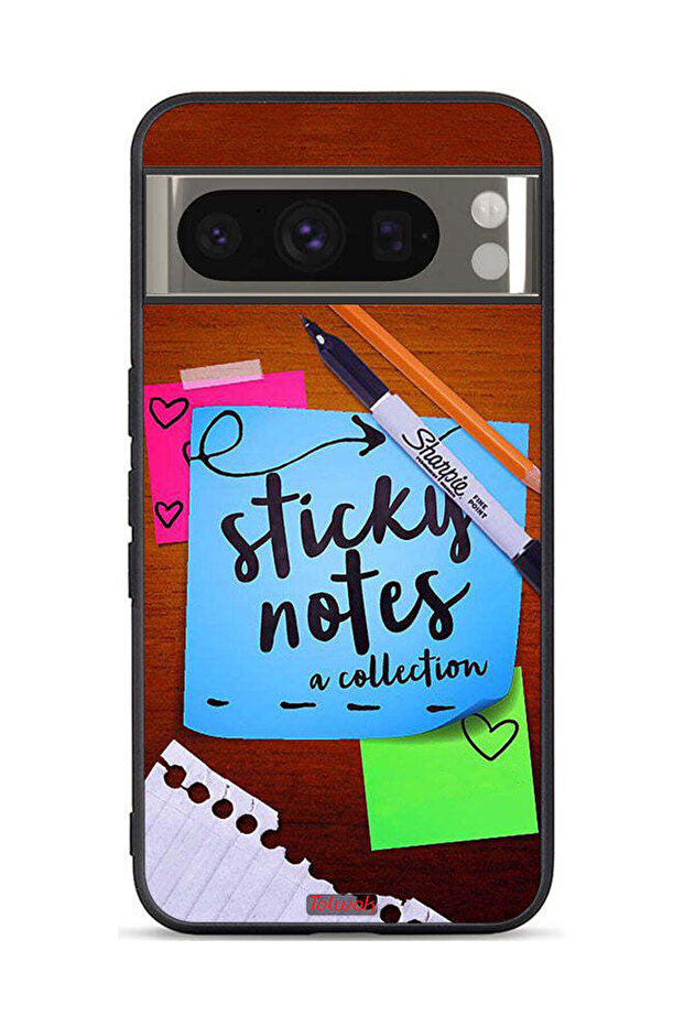 غطاء حماية واقٍ مع ملاحظات لاصقة لهاتف Google Pixel 8 Pro - 1