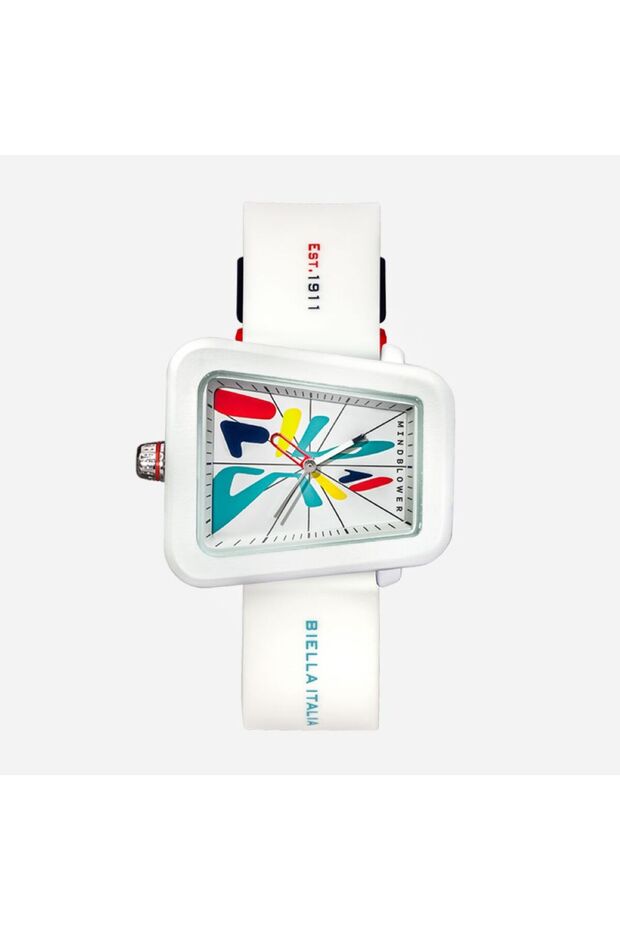 Adult Unisex Analog Watch, White 38-343-002, 42 mm