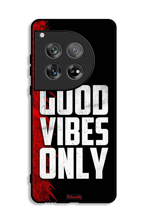 OnePlus 12 Protective Case Cover Good Vibes Only