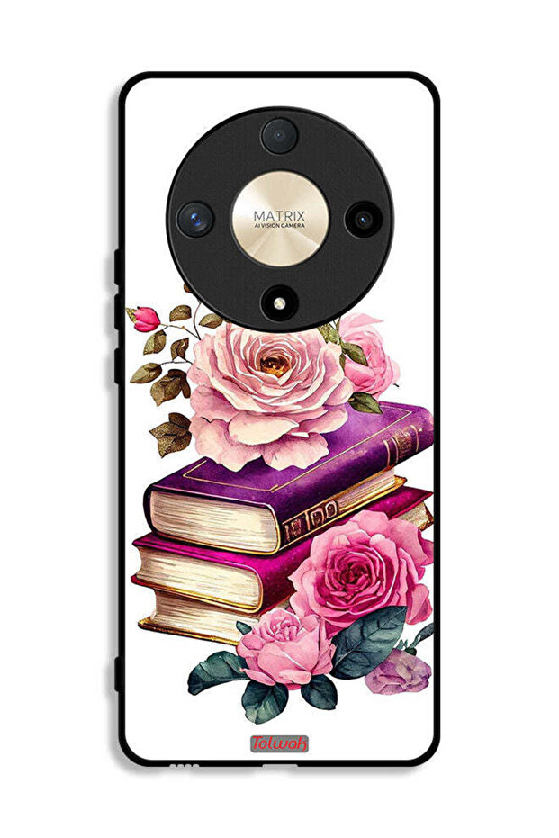 Honor X9b Protective Case Cover Roses And Books