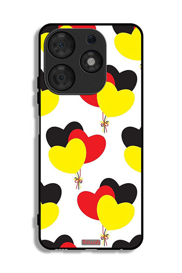 Tecno Spark 10 Pro Protective Case Cover Three Hearts Bunch