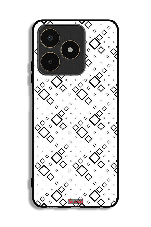 Realme C53 Protective Case Cover Square Abstract Digital Art