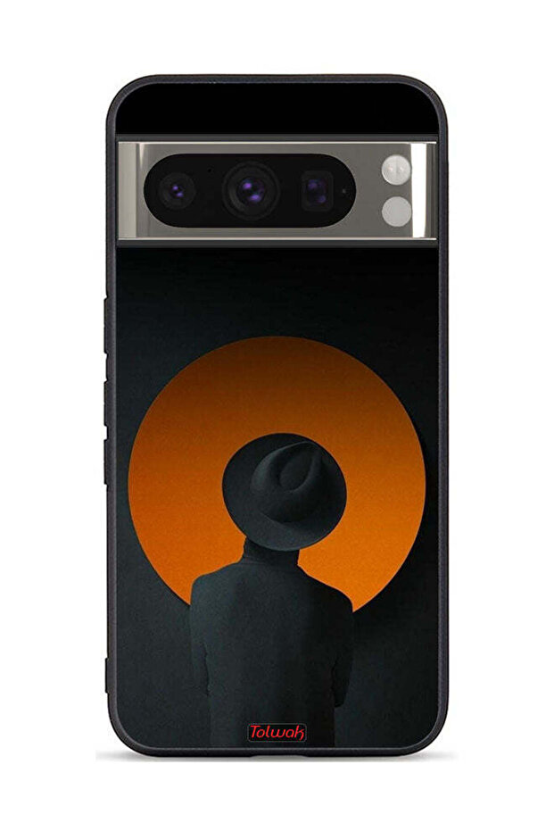 Google Pixel 8 Pro Protective Case Cover Hat Boy Art
