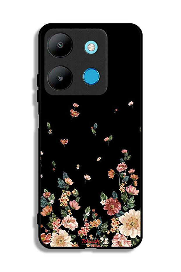 Infinix Smart 7 Protective Case Cover Small Flowers In Bottom