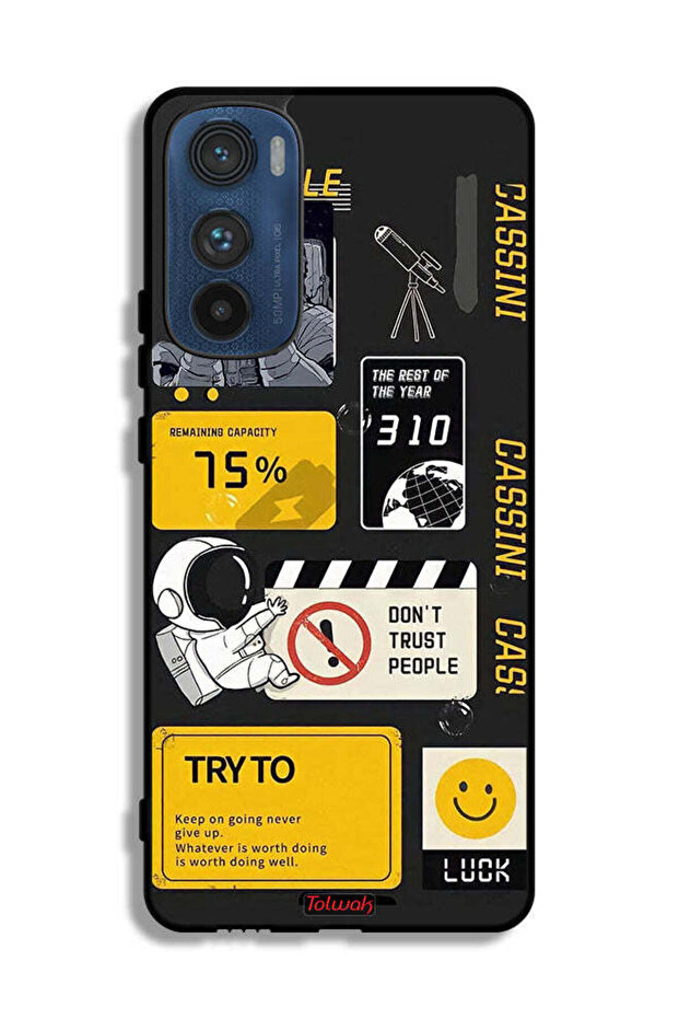 Motorola Edge 30 Protective Case Cover Astronaut Agreeable