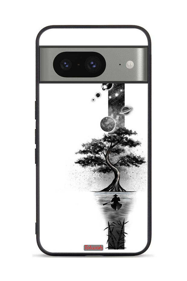 Google Pixel 8 Protective Case Cover Earth Space Art