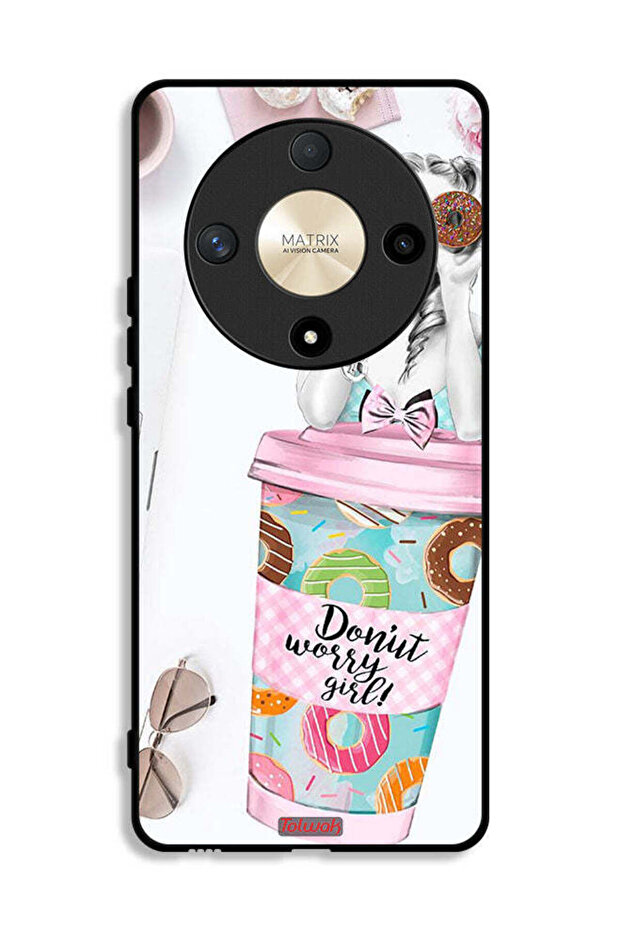 Honor X9b Protective Case Cover Donut Worry Girl