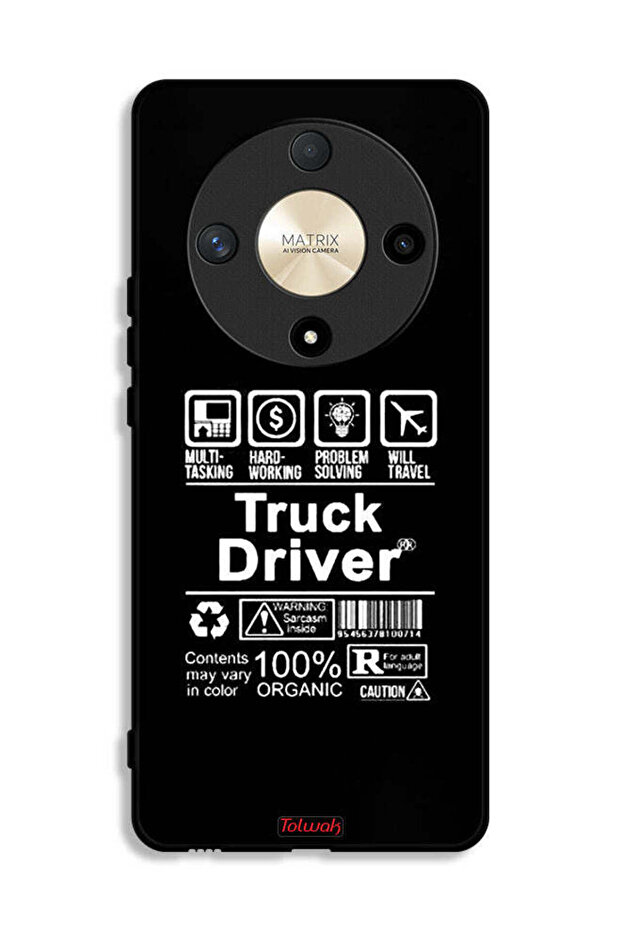Honor X9b Protective Case Cover Truck Driver Sticker