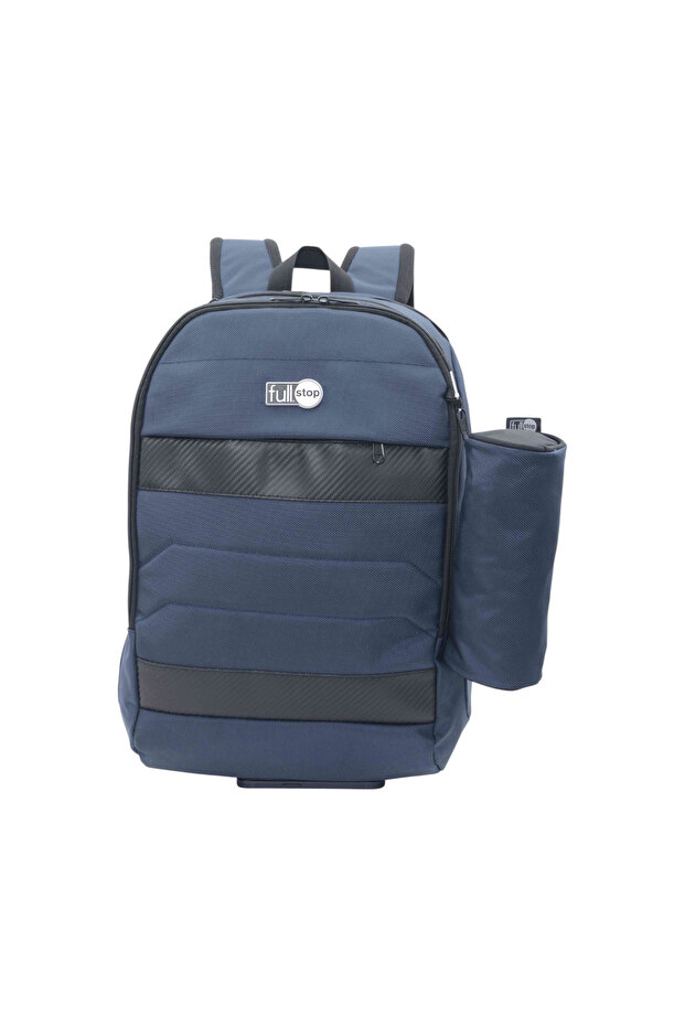 Solid School Backpack with Adjustable Shoulder Straps - 12x21 cms - 1