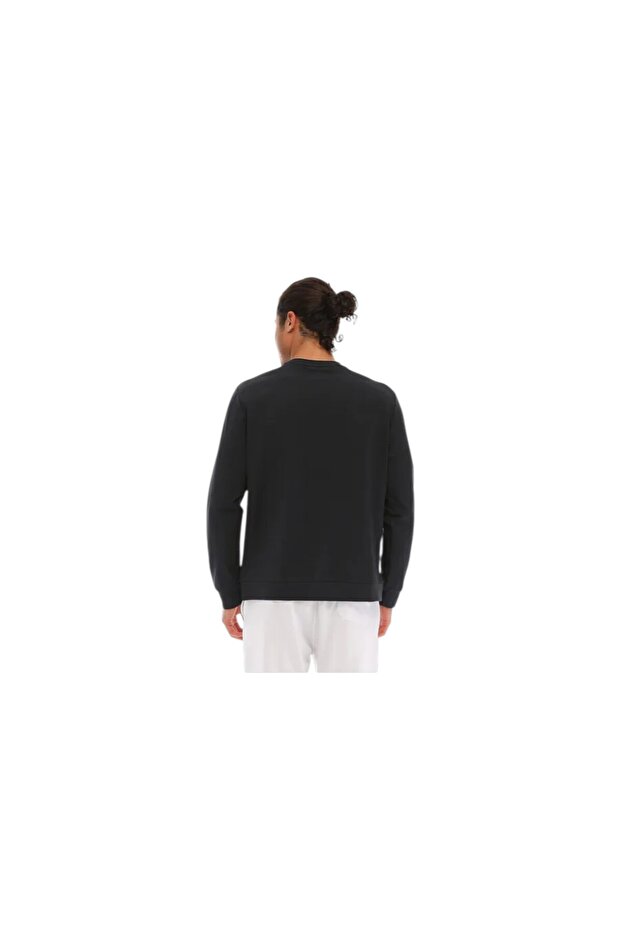 Cotton Crew Neck Basic Sweatshirt - 3