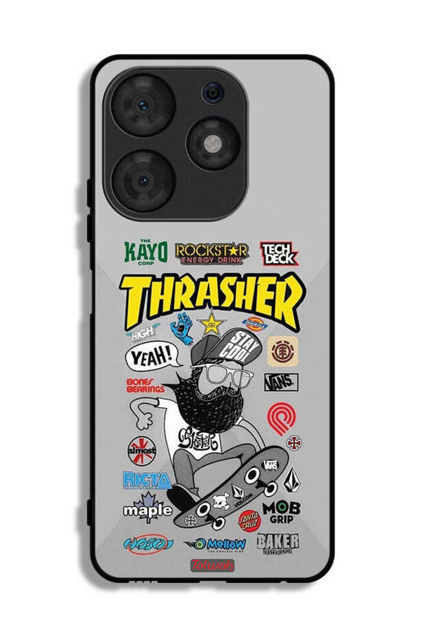 Tecno Spark 10 Pro Protective Case Cover Thrasher Sticker