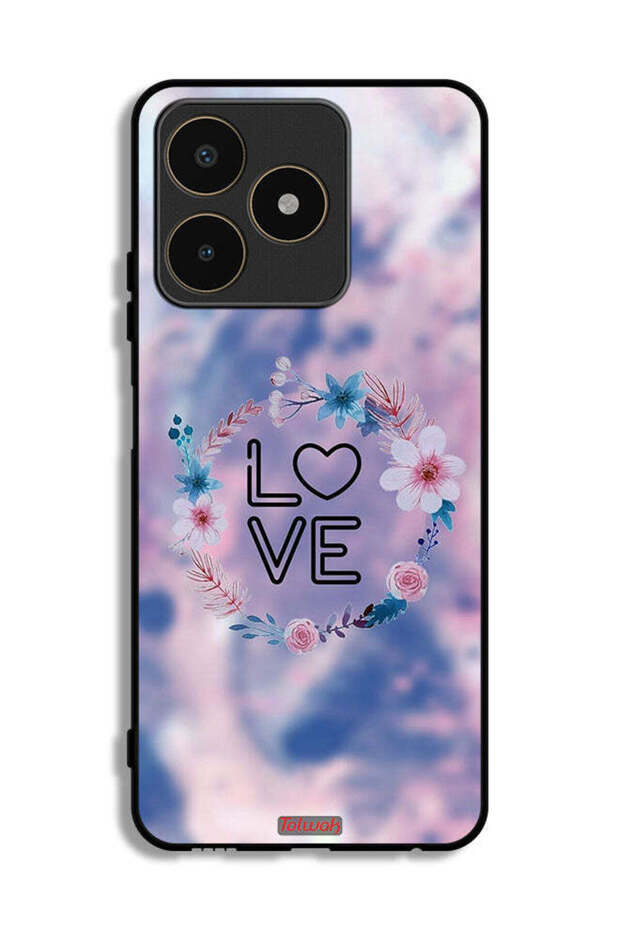 Realme C53 Protective Case Cover Love In Flowers Ring Art
