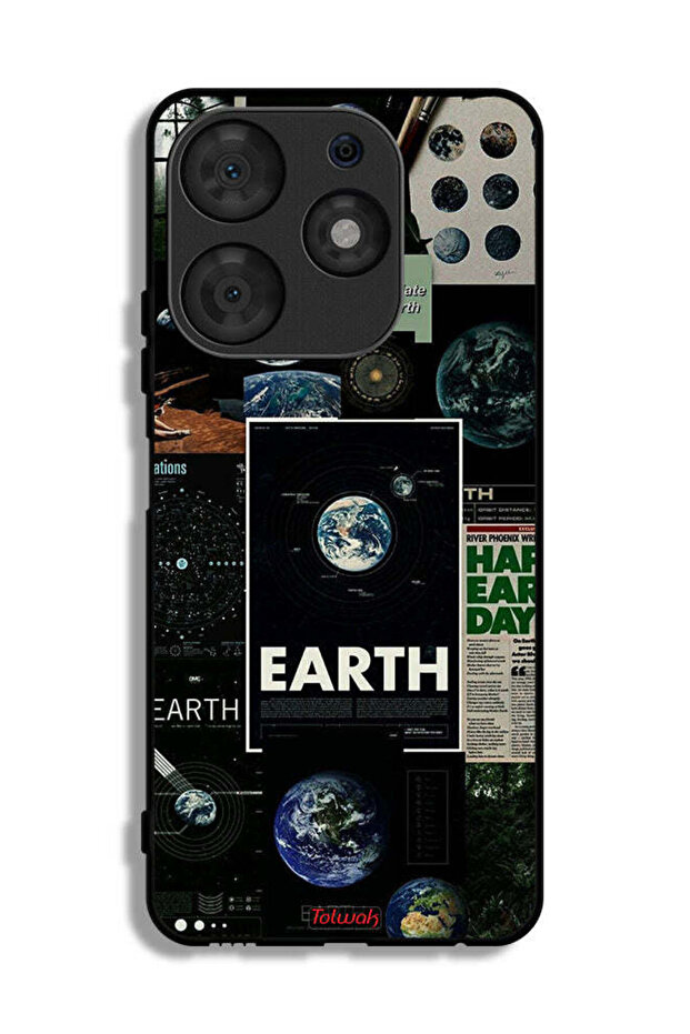 Tecno Spark 10 Pro Protective Case Cover Earth
