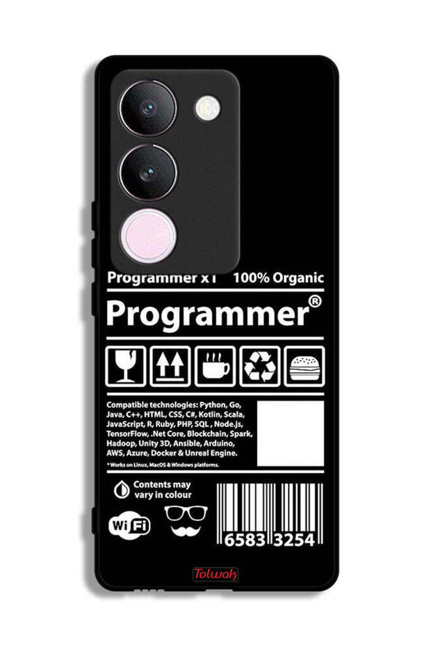 vivo S17 Protective Case Cover Programmer Sticker