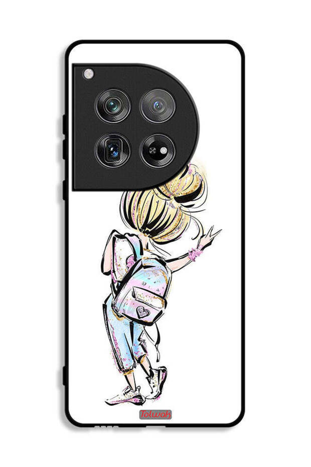 OnePlus 12 Protective Case Cover Back To School Girl Art